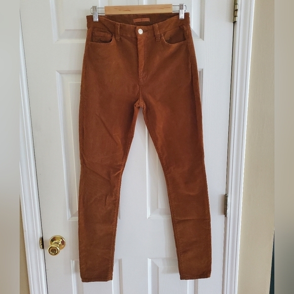 7 For All Mankind Slim Fit Corduroy Pants size 27 (6) in Camel - Picture 1 of 7